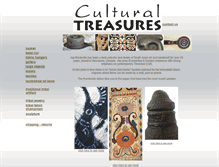 Tablet Screenshot of culturaltreasures.ca